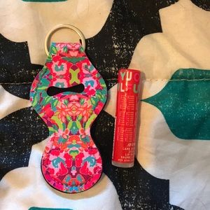 Chapstick holder with brand new chapstick